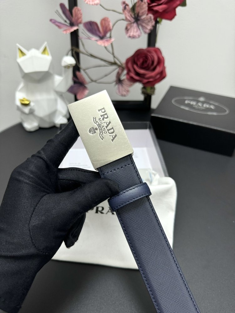 Belt leather 35 mm фото 4