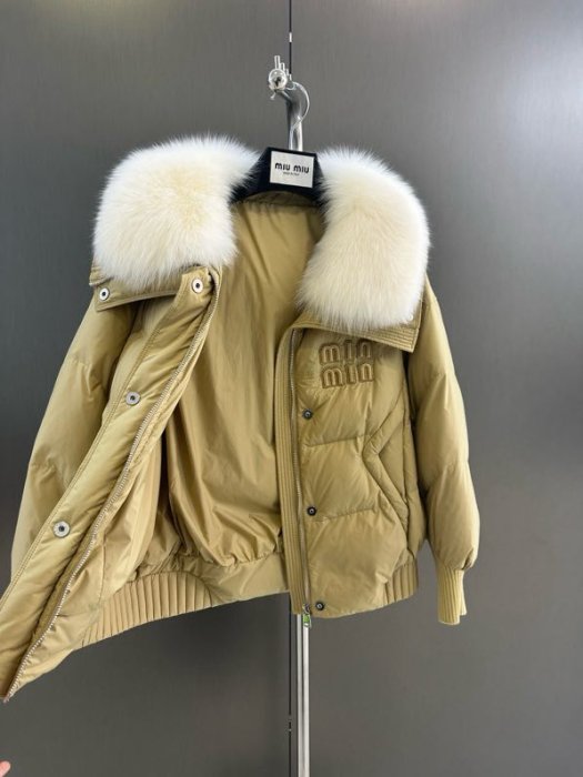 Down jacket from fox fur фото 8