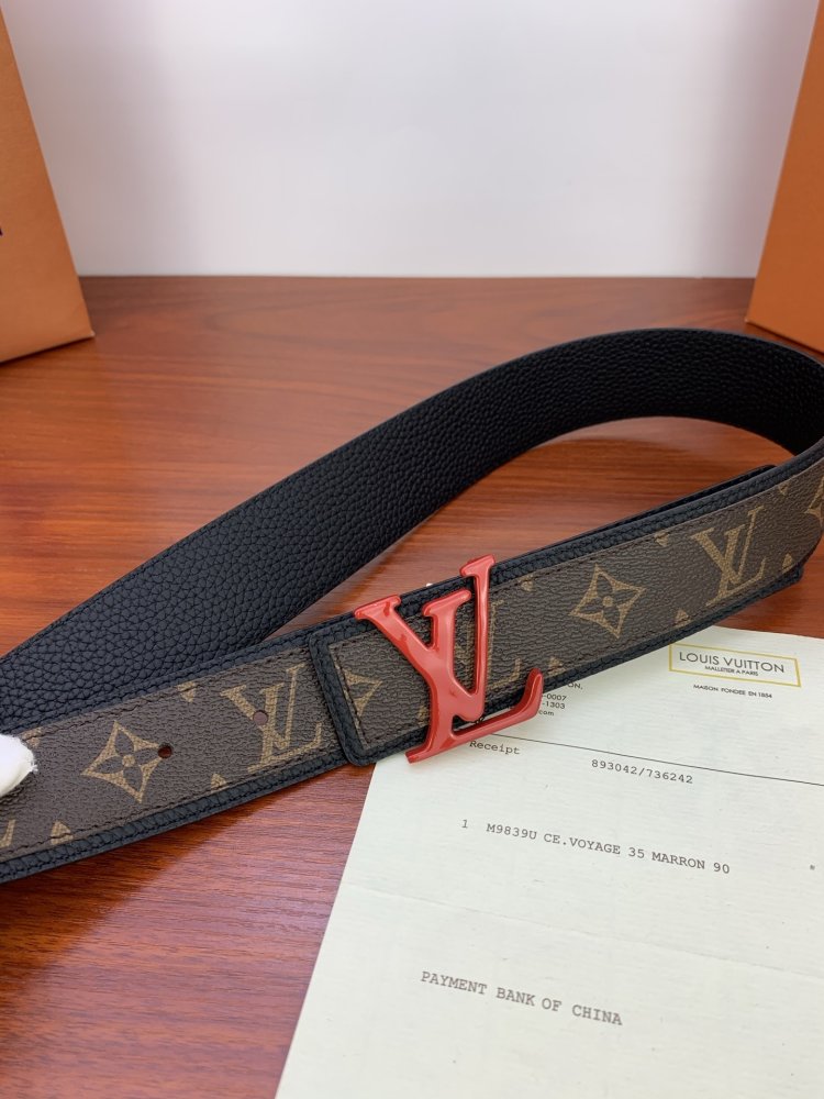 Belt leather 35 mm фото 5