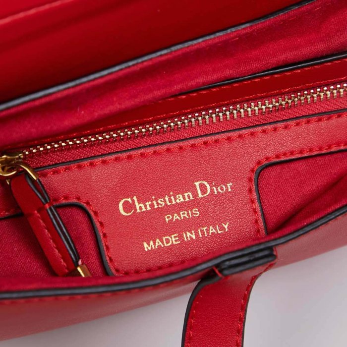 Сумка кожаная женская Dior Saddle 24 см фото 8