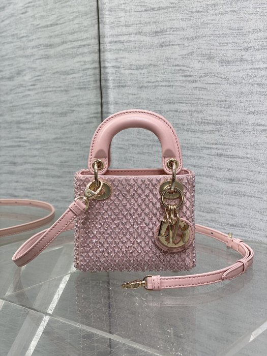 A bag women's Lady Dior Micro 12 cm