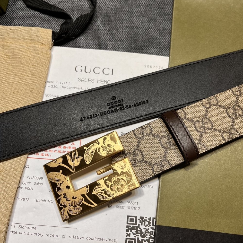 Belt leather 40 mm фото 4