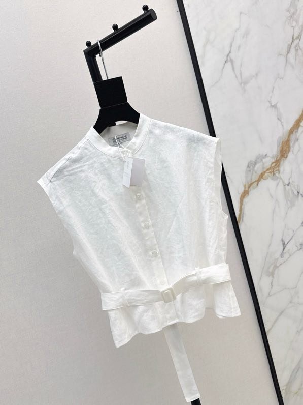 Коротка жіноча сорочка без рукавів фото 3