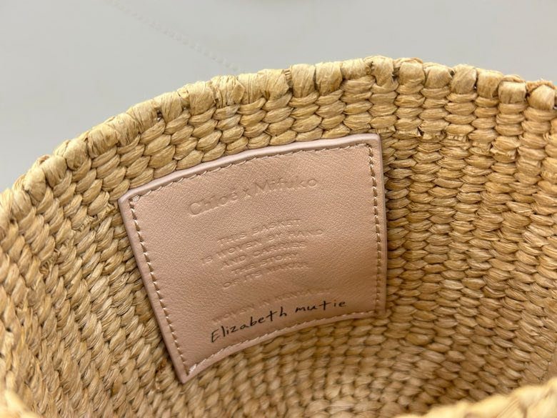 Солом'яний сумка Chloe S25 14 см фото 3