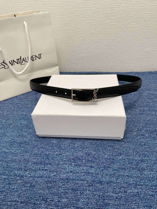 Belt leather female 2 cm