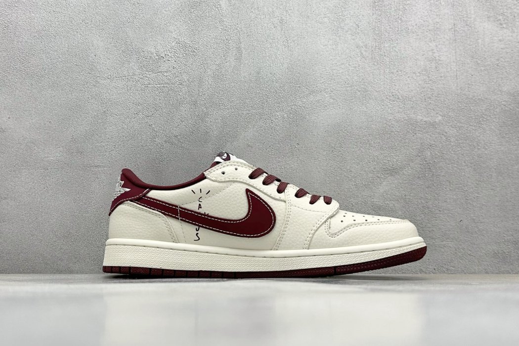 Кроссовки Travis Scott x Fragment Design x Air Jordan 1 Low OG SP AJ1 фото 2