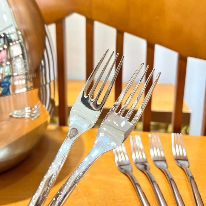 Набор столовых приборов Christofle Quinting Edition яйцо в серебре фото 7