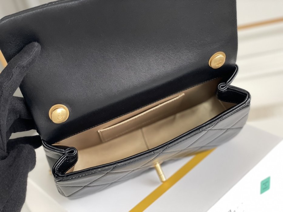 Сумка женская Chanel 24S Double Pearl Small Square Bag фото 8