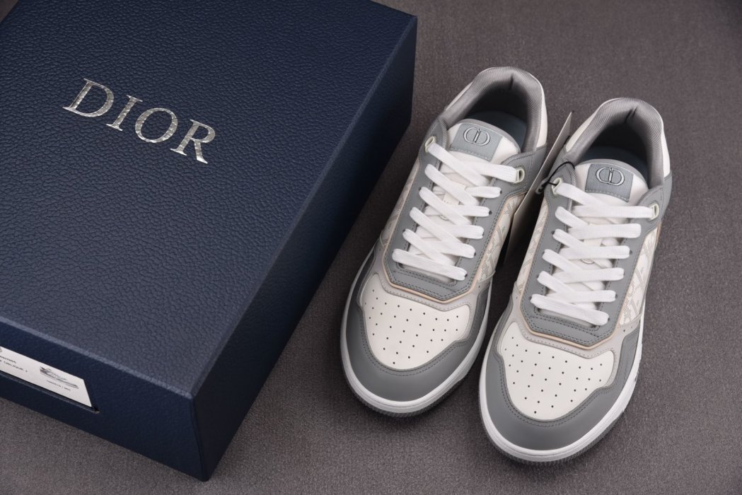 Кроссовки Dior B27 Low Grey White фото 7