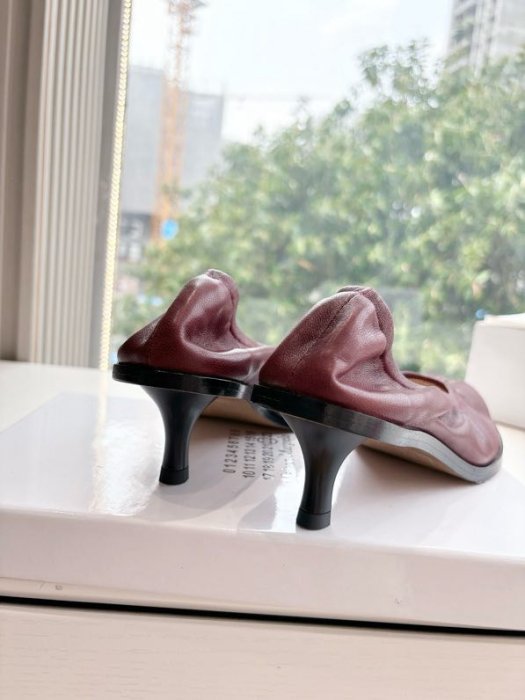 Туфли кожаные с раздвоенным носком фото 9