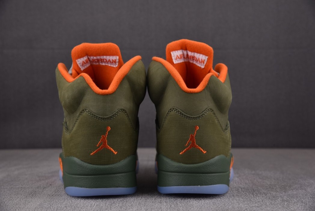 Кроссовки Air Jordan 5 Retro Olive DD0587-308 фото 5