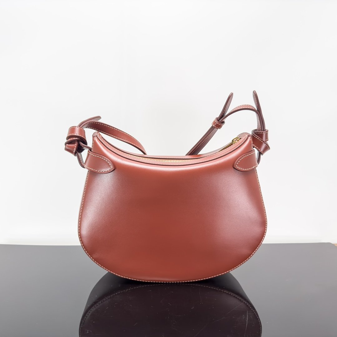A bag BESACE NEUDS FRANCAIS 25 cm, natural leather фото 3