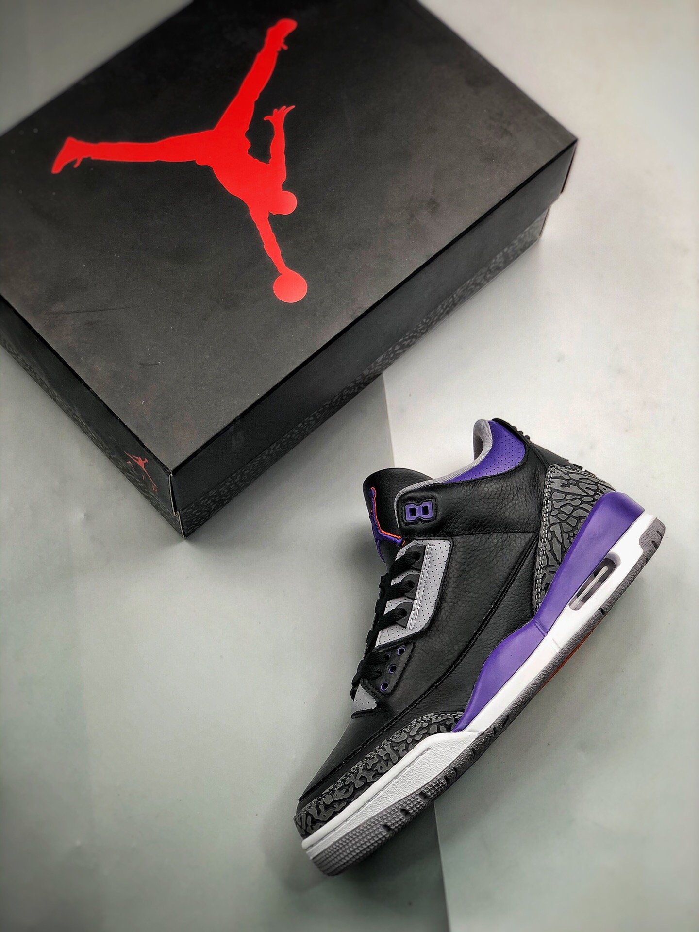 Sneakers Air Jordan 3 Court Purple фото 3