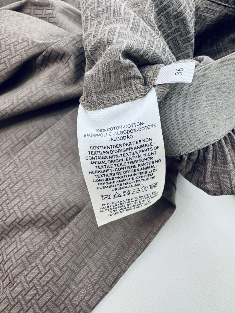 Широкі брюки з темним візерунком фото 9