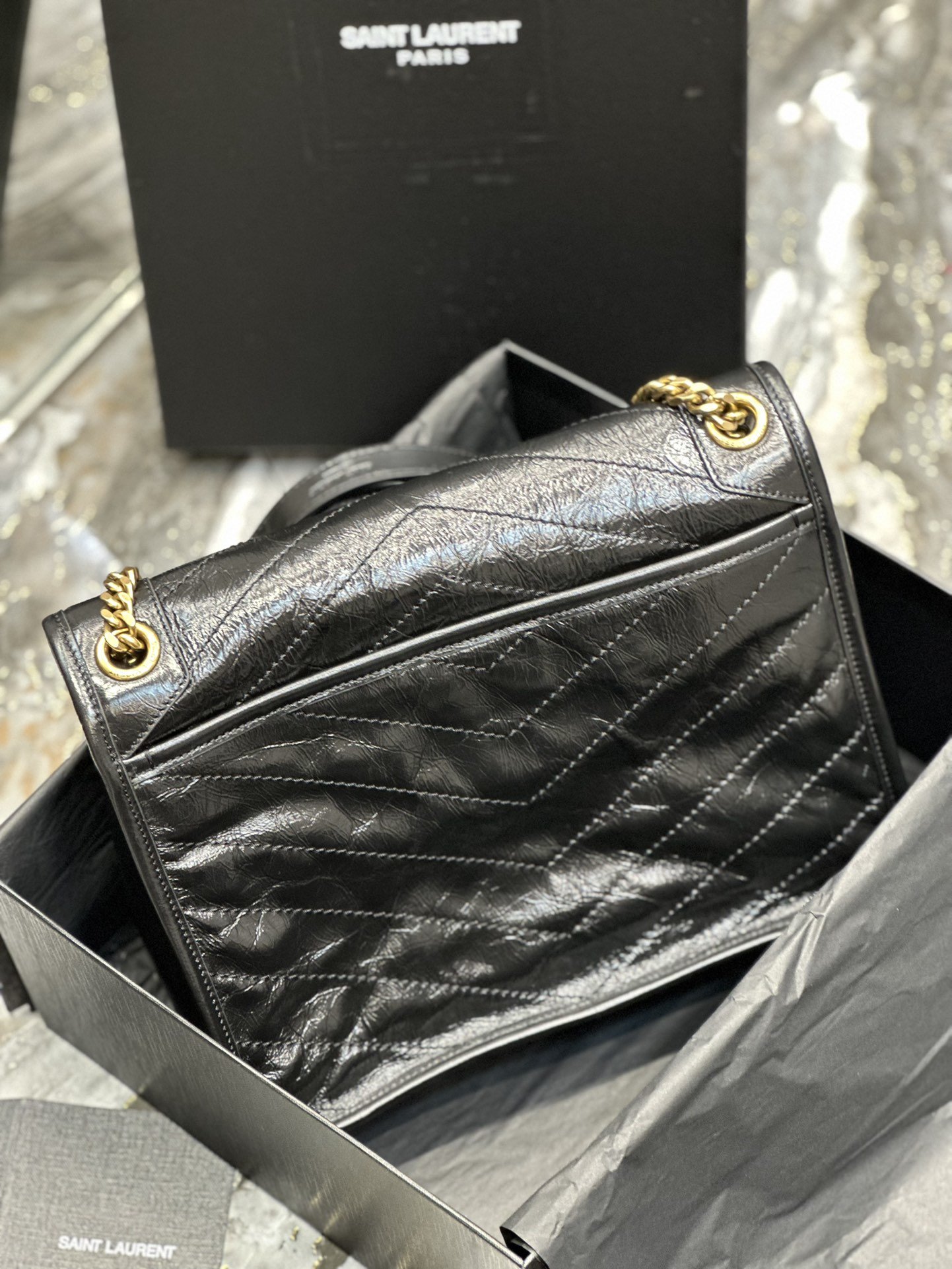A bag NIKI medium CHAIN BAG 28 cm фото 6