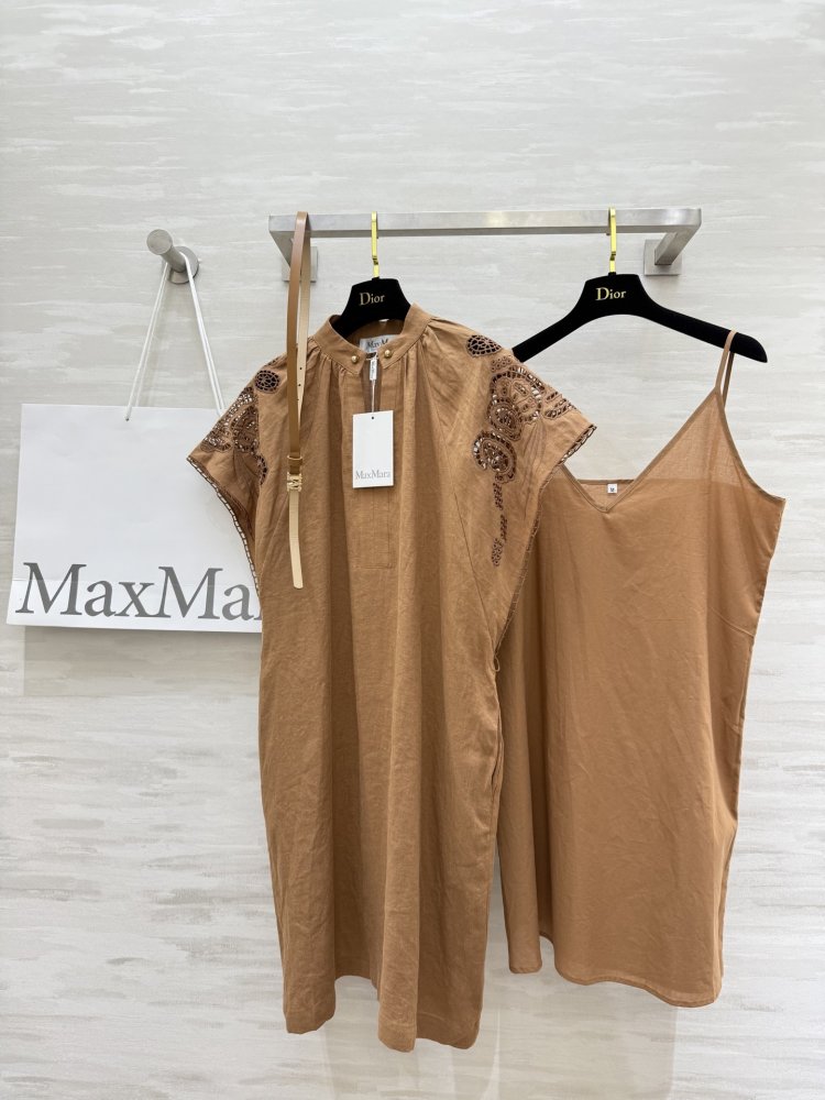 Роскошное льняное платье фото 5