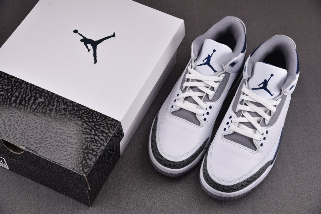 Кроссовки Air Jordan 3 Midnight Navy CT8532-140 фото 7