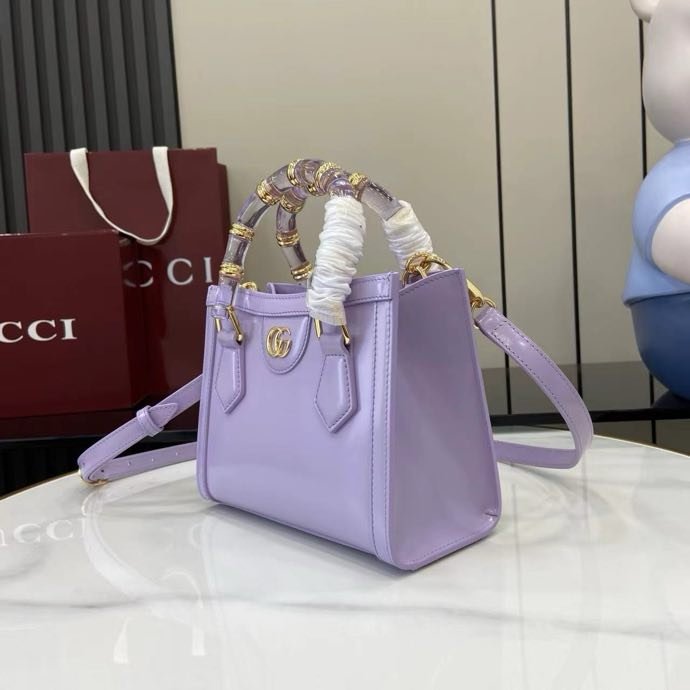 Сумка кожаная Gucci Diana 20 см фото 3