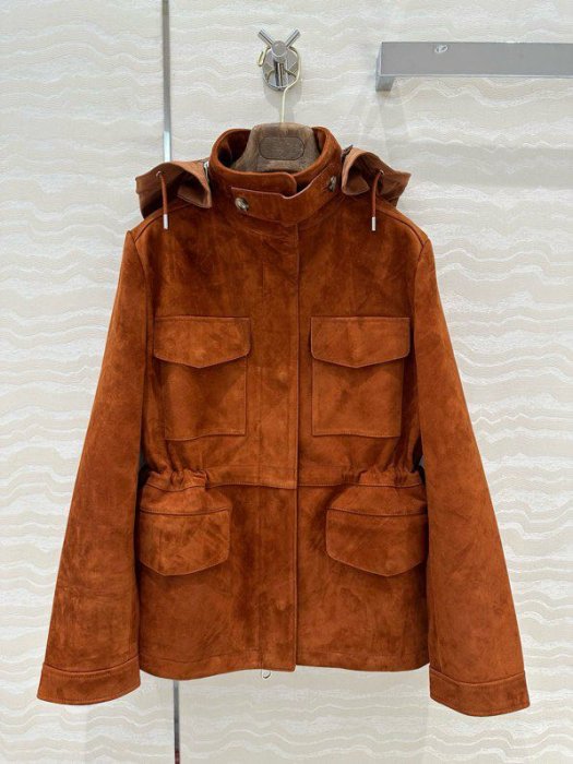 Jacket leather women's