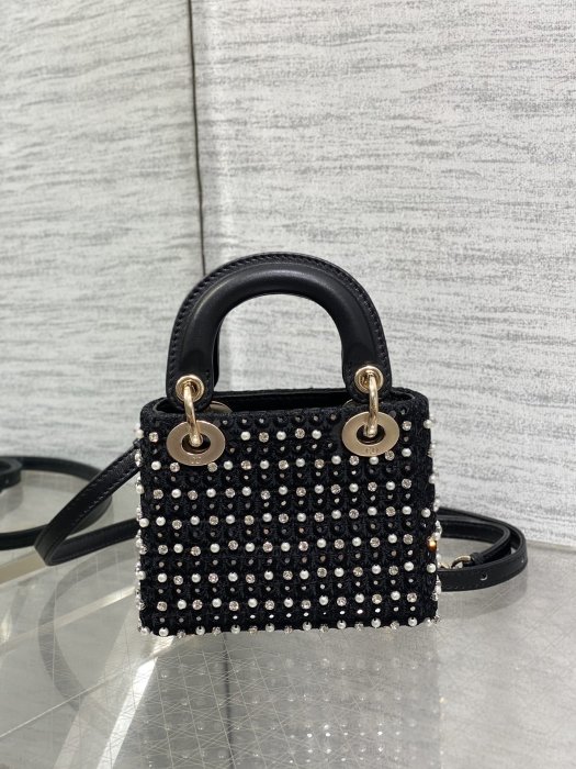 A bag women's Lady Dior Micro 12 cm фото 5