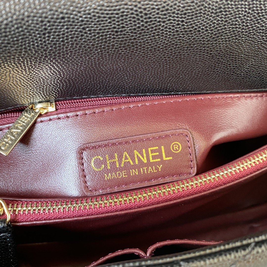 A bag A92991 Coco handle flap 2way Shoulder Bag 18 cm, black фото 8