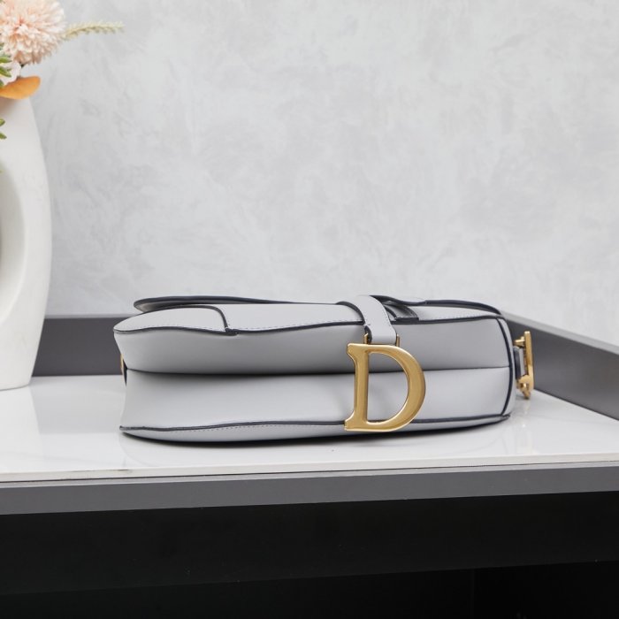 Сумка кожаная женская Dior Saddle 24 см фото 6