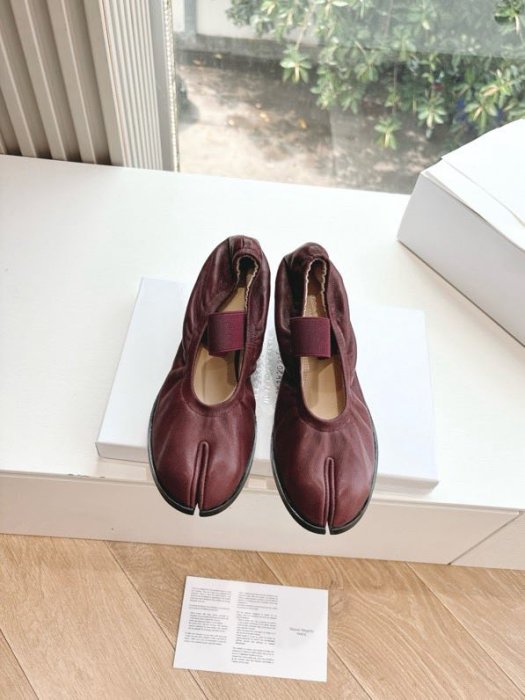 Туфли кожаные с раздвоенным носком фото 3