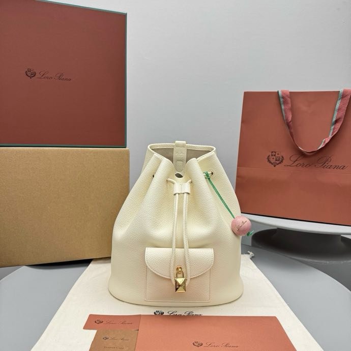 Backpack leather female 26 cm