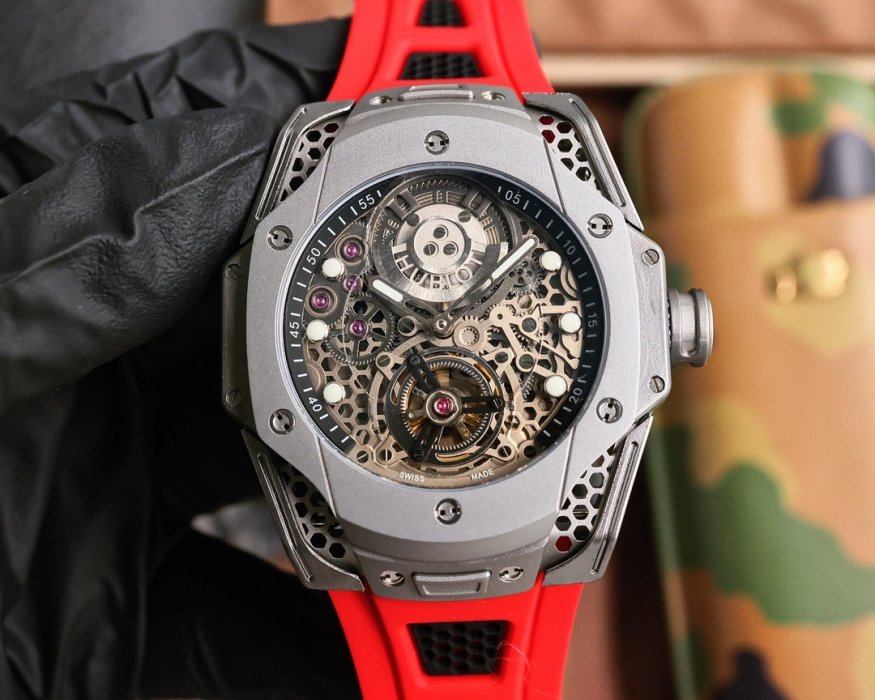 Часы наручные 44 мм Hublot BIG BANG Unico Tourbillon