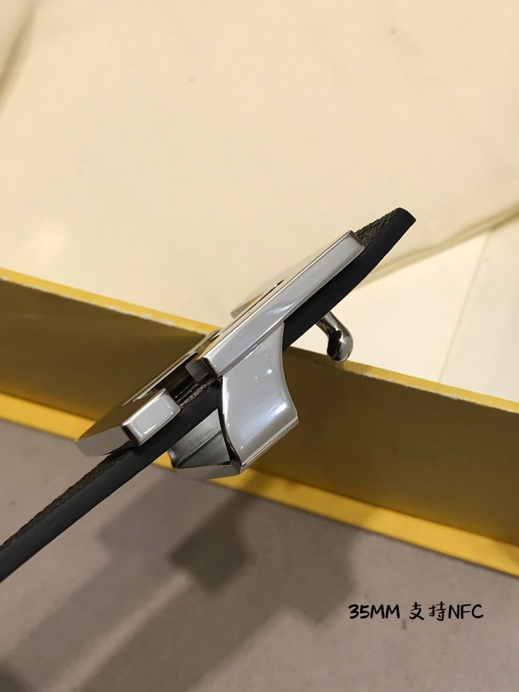 Ремень кожаный 35 мм фото 5