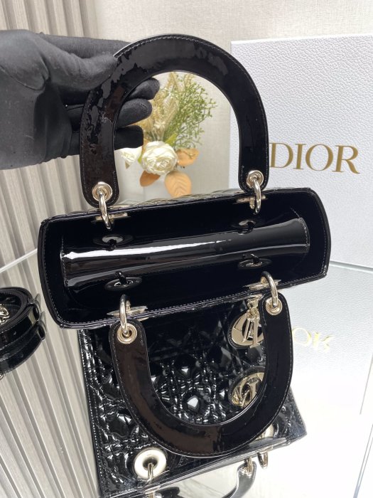 A bag women's Lady Dior 24 cm фото 7