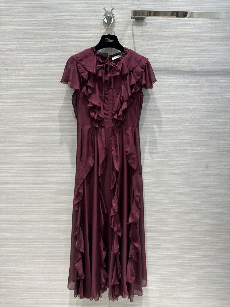 Long silk dress