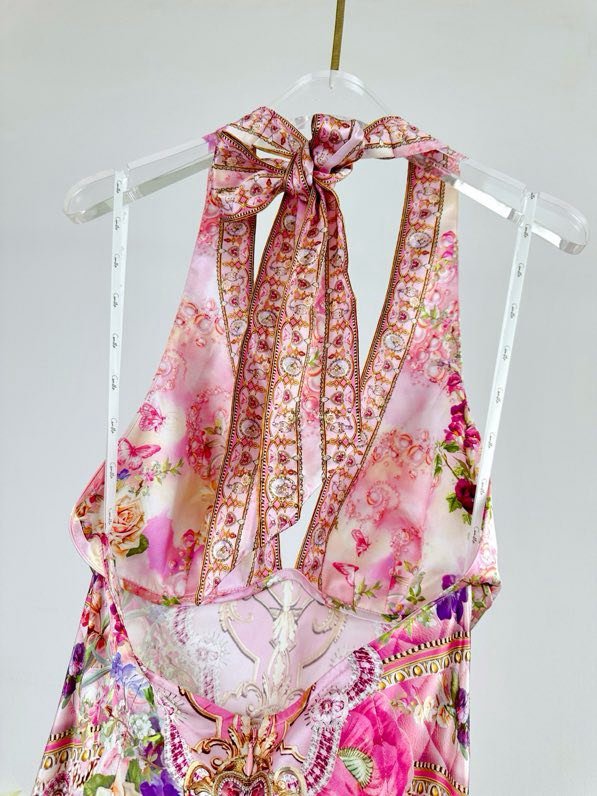 Платье CAMILLA с открытой спиной и оборками фото 6