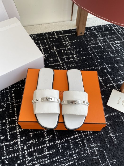 Шлепанцы женские Hermes Kelly