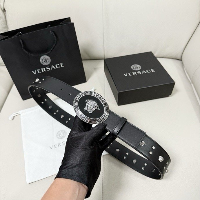 Belt leather 40 mm фото 5