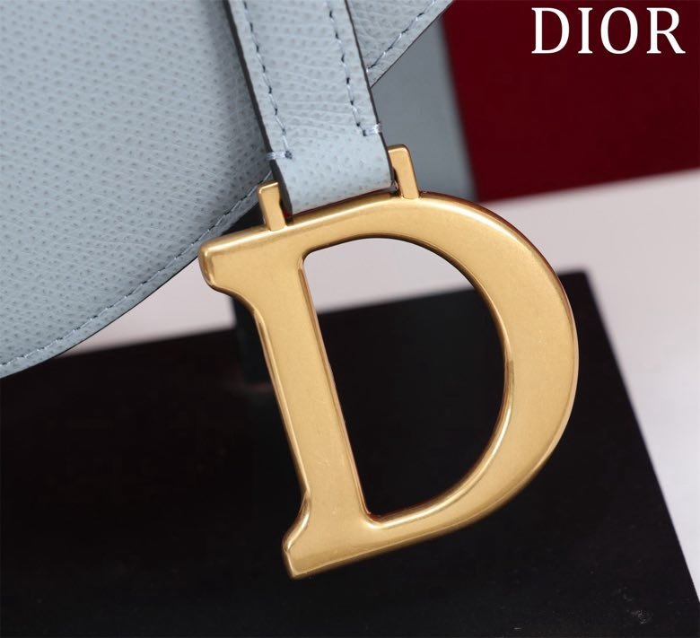 Сумка кожаная Dior Saddle 25 см фото 8