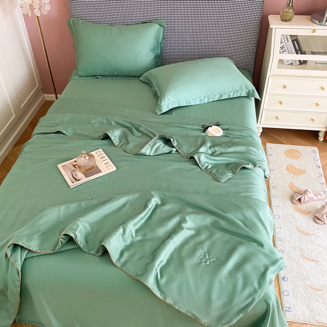 Комплект постельного белья из TENCEL, цвет мята фото 4