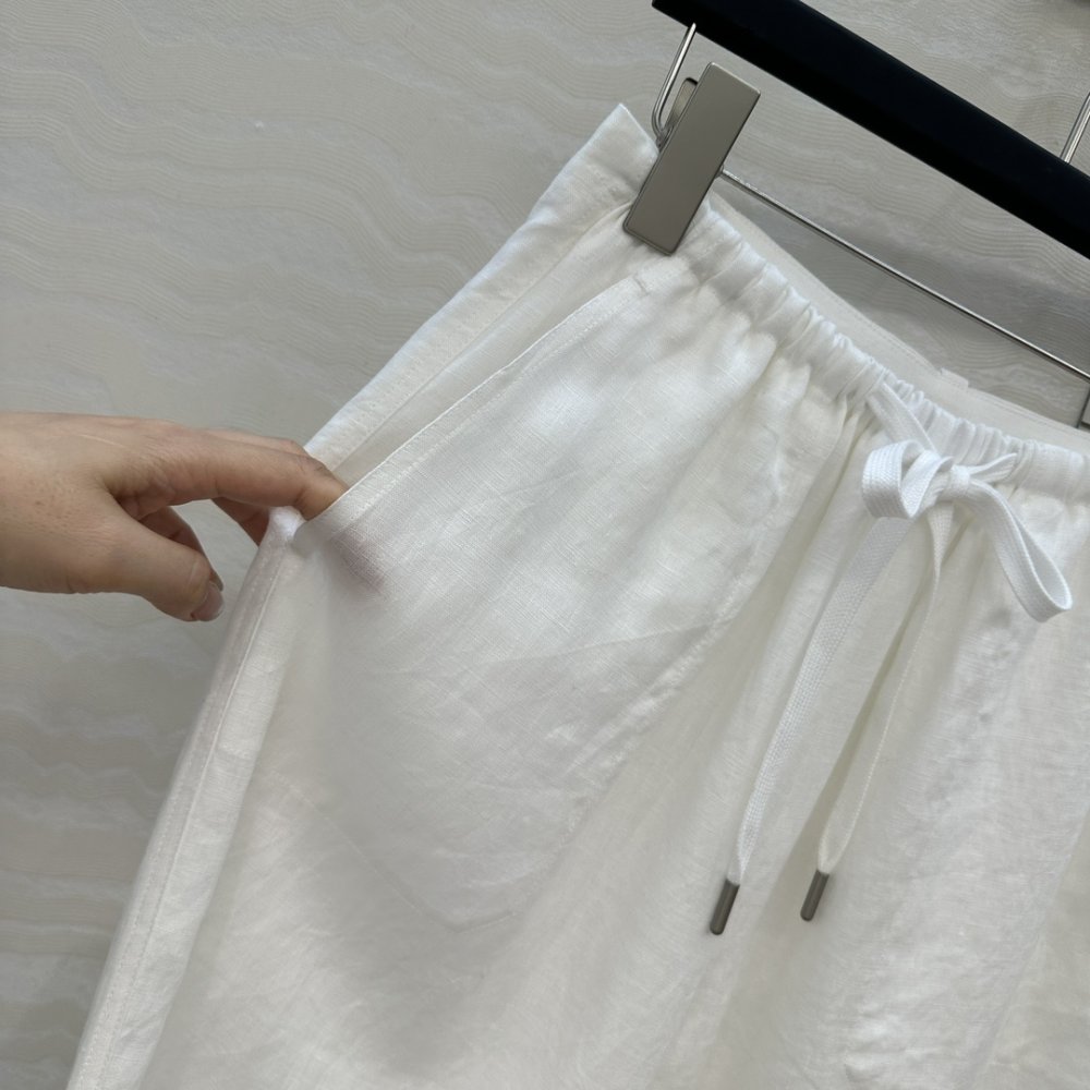 Лляні жіночі брюки фото 5