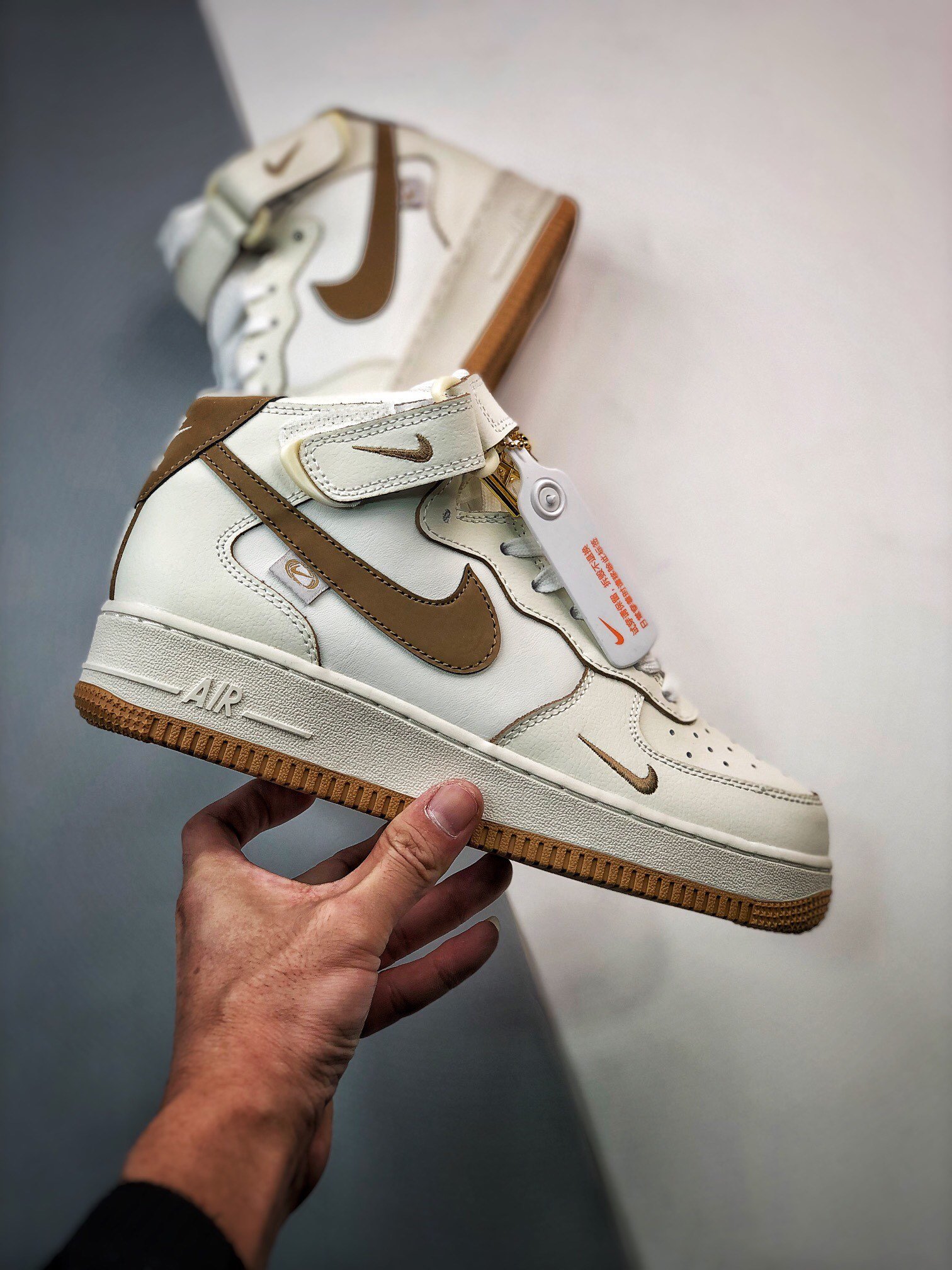 Sneakers Air Force 1 Mid FB1869-022 фото 4