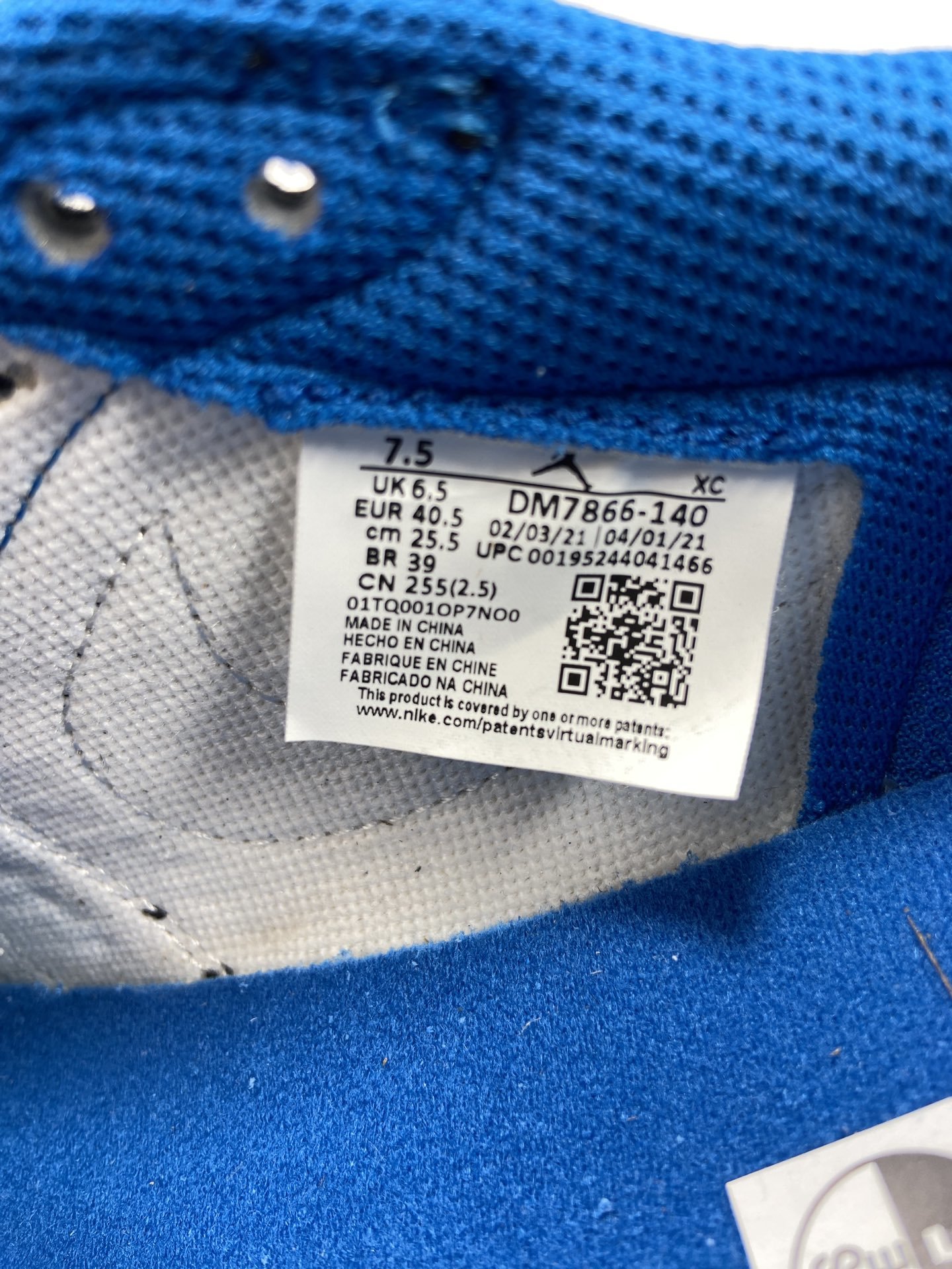 Кроссовки Air Jordan 1 Retro Low OG SP Fragment x Travis Scott DM7866-140 фото 7