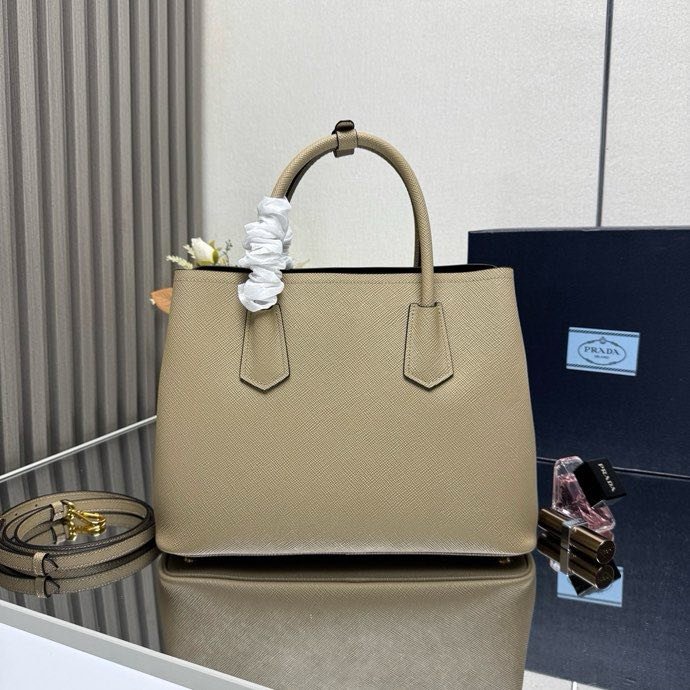 Сумка кожаная Double Bag 33 см фото 8