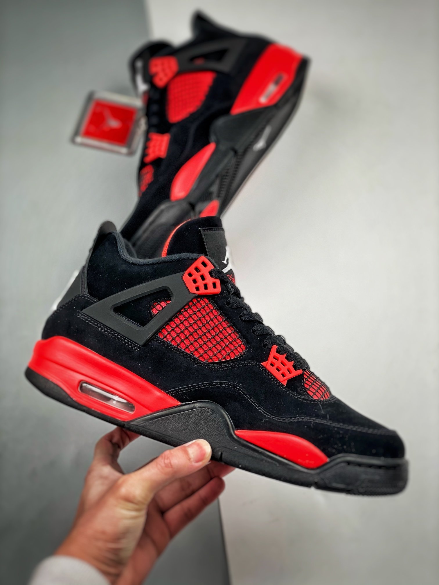 Кроссовки Air Jordan 4 Retro Red Thunder фото 4