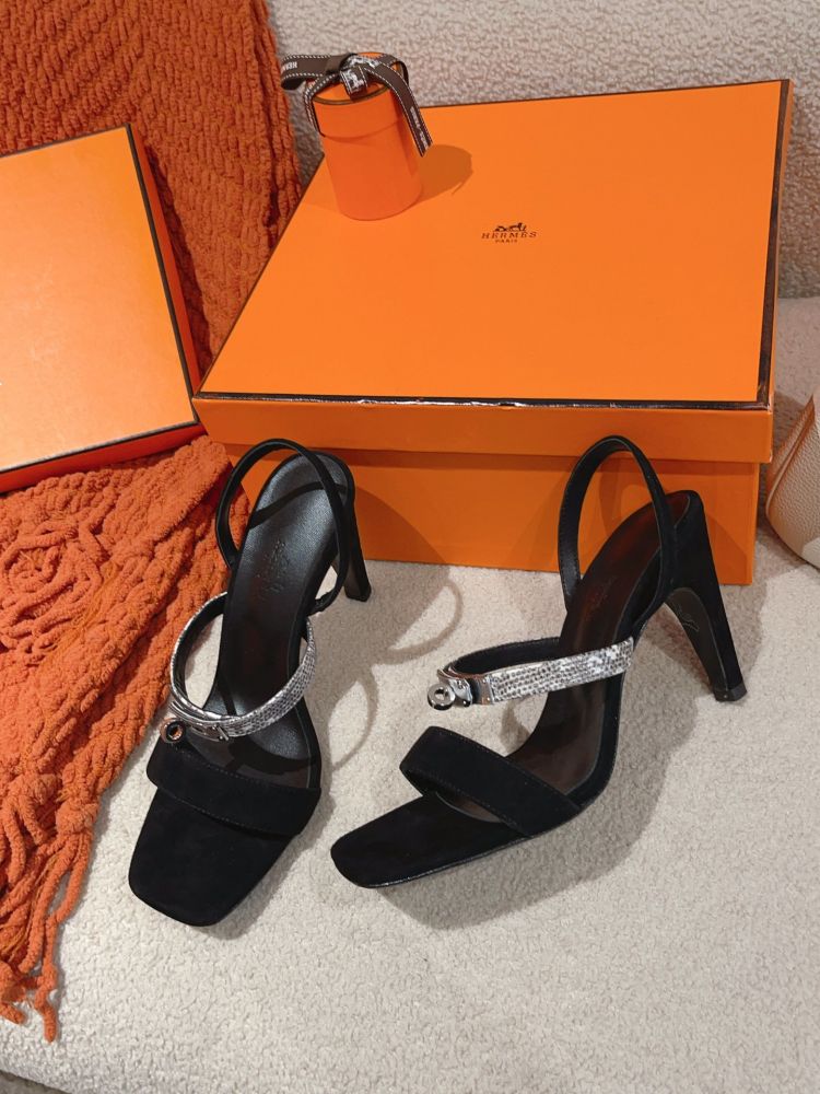 Босоножки Hermes Glamour на каблуке 9.5 см фото 3