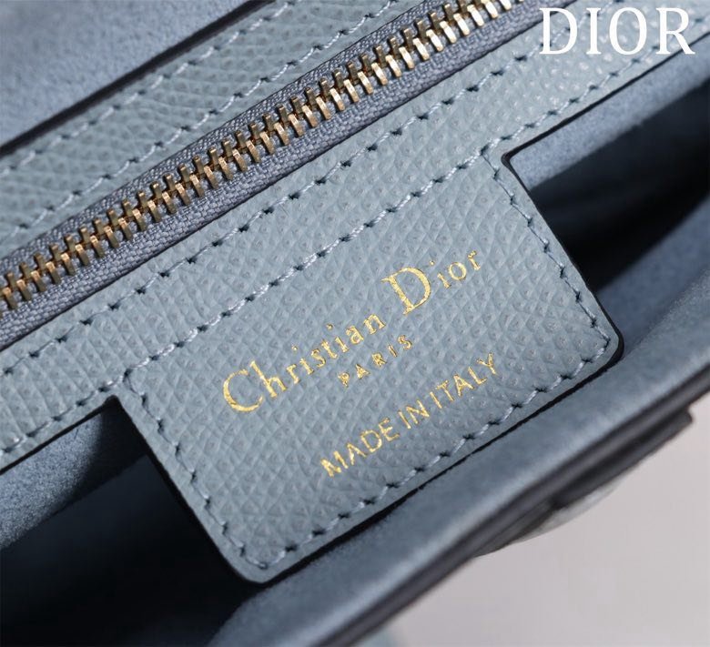 Сумка кожаная Dior Saddle 25 см фото 7