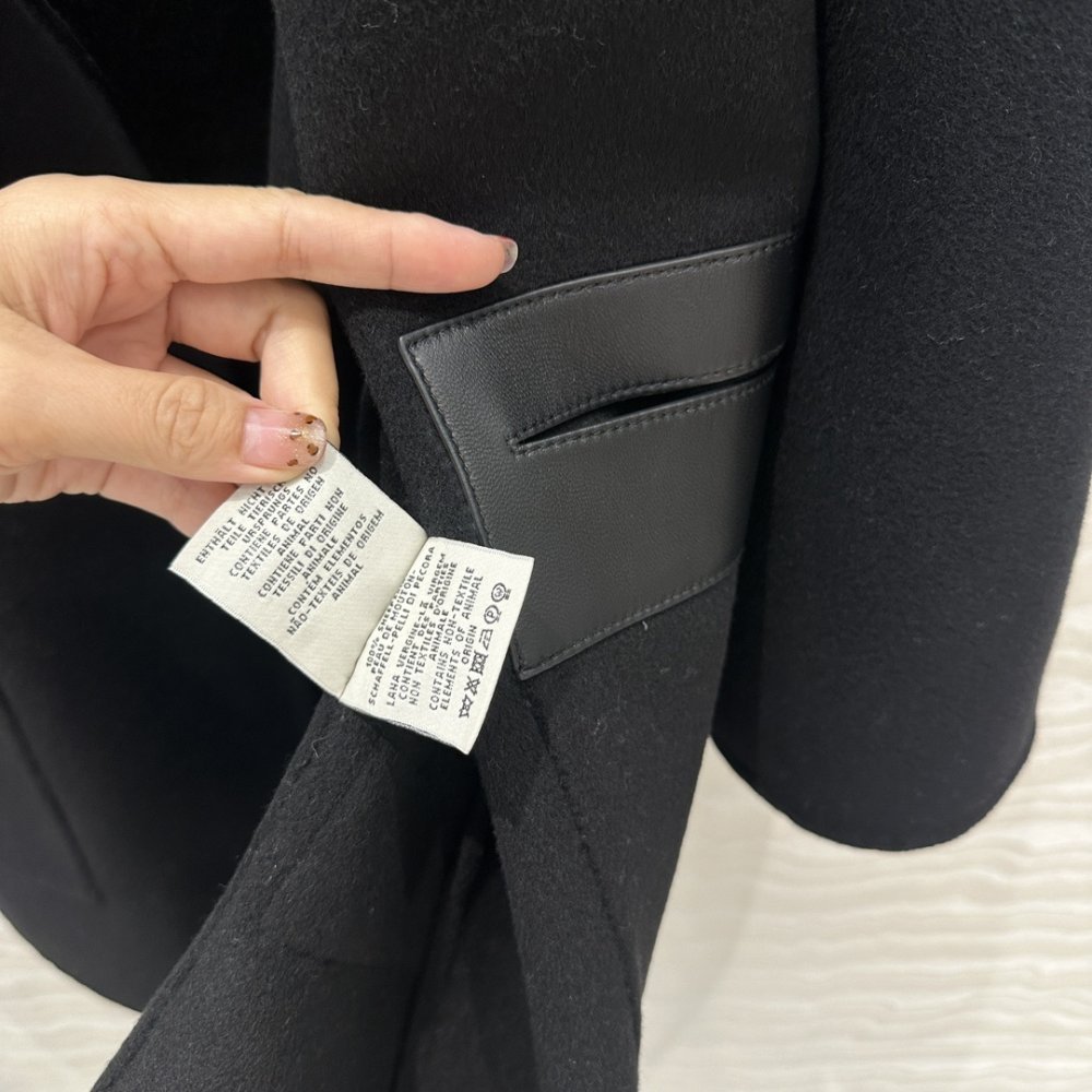 Двостороннє кашемірове пальто з капюшоном фото 8