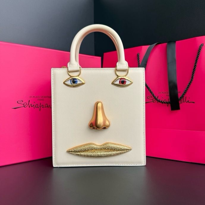 A bag leather women's 20 cm