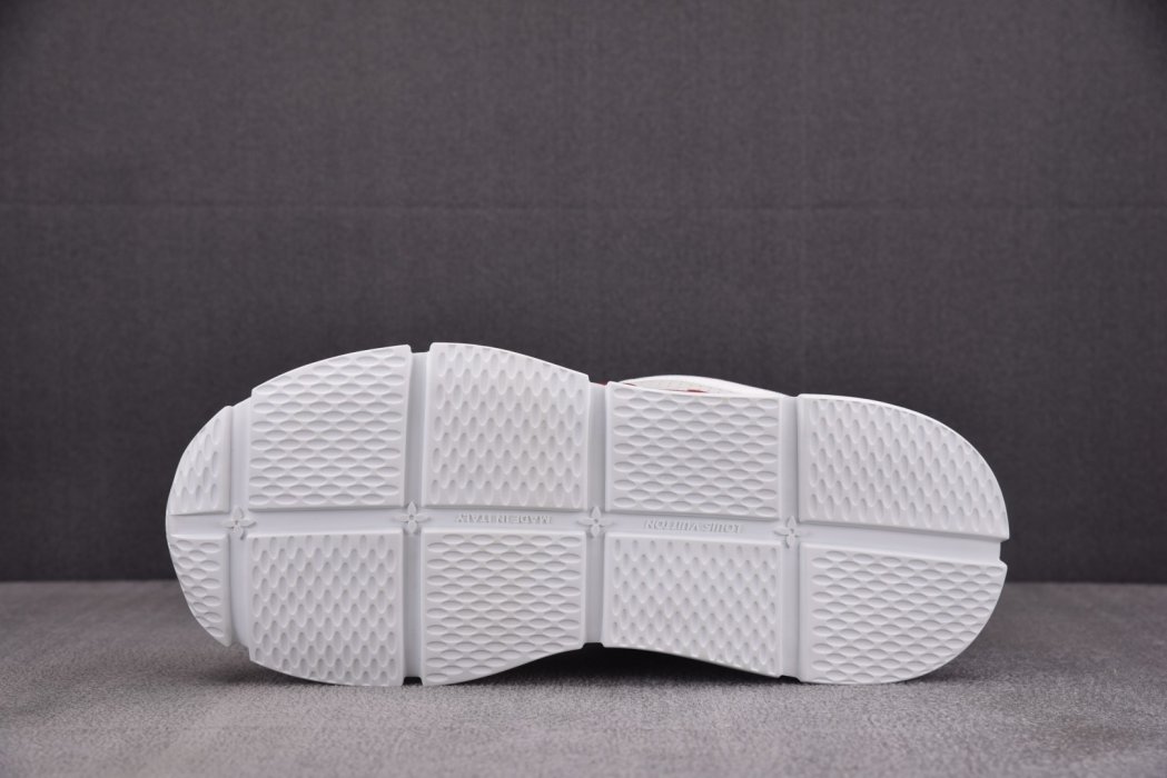 Кроссовки LOUIS VUITTON 2025 Classic White Red фото 4