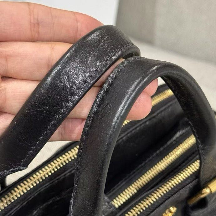 Сумка Dior Bowling Grand Tour женская кожаная 28 см фото 2