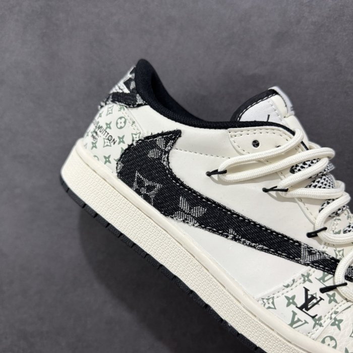 Кроссовки Travis Scott x Fragment Design x Air Jordan 1 Low фото 6