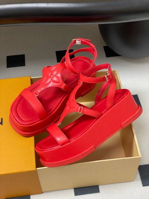 Sandals LV MAYA FLATFORM фото 3